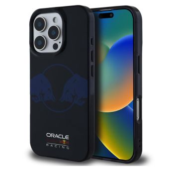 Obal Red Bull PC/TPU Two Bulls Magsafe Apple iPhone 16 Pro Max RBHMP16X24HIDBV modrý