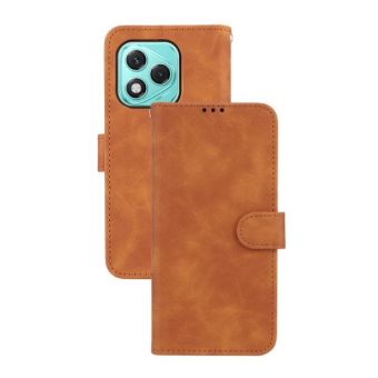 Obal Skin Book Honor 600 Lite 5G hnedý