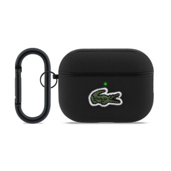 Obal Lacoste Petit Pique Croc Logo Patch Apple AirPods Pro 3 LCAP3PVCK čierny