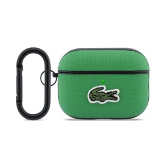 Obal Lacoste Petit Pique Croc Logo Patch Apple AirPods Pro 3 LCAP3PVCN zelený