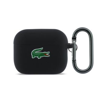 Obal Lacoste Liquid Silicone Croc Logo Apple AirPods Pro 3 LCAP3SLOK čierny