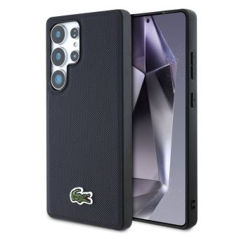 Obal Lacoste Iconic Petit Pique Woven Logo MagSafe Samsung Galaxy S25 Ultra 5G S938 LCHMS25LPVCV modrý