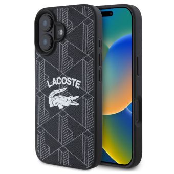 Obal Lacoste Blend Monogram MagSafe Apple iPhone 16 LCHMP16SPIGK čierny