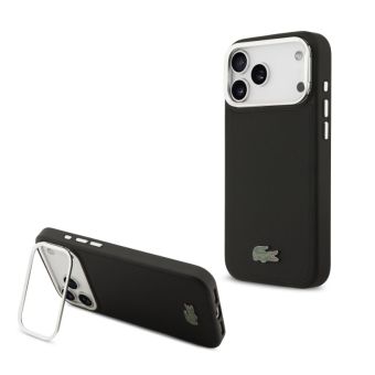 Obal Lacoste Iconic Petit Pique Camera Stand MagSafe Apple iPhone 17 Pro LCHMP17LPCSLAK čierny