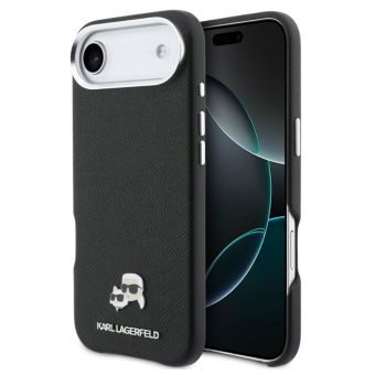 Obal Karl Lagerfeld PU Karl and Choupette Heads Pins MagSafe Apple iPhone Air KLHMP17M6PFKCLK čierny