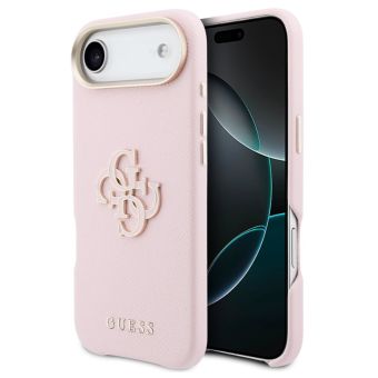 Obal Guess PU Resin Logo Apple iPhone Air GUHCP17M5PS4RGGP ružový