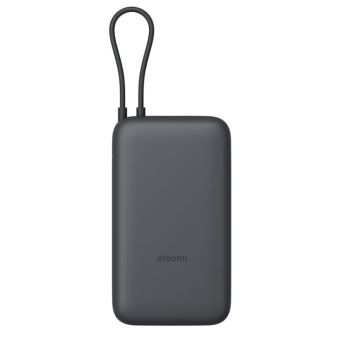 Xiaomi Powerbank 22.5W 20000mAh integrovaný USB-C kábel sivá
