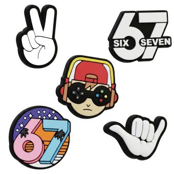 3D Nálepky 67 (5ks set)
