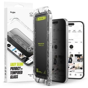 Ochranné sklo Ringke Easy Slide Privacy Apple iPhone 16 Pro (2ks)