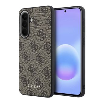 Obal Guess PU 4G Metal Classic Logo Samsung Galaxy A57 5G A576 GUHCSA57G4GFBR hnedý
