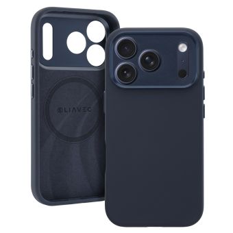Obal Liavec Silk Shield MagSafe Apple iPhone 17 Pro Max modrý