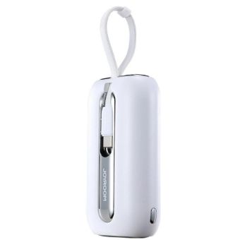 Joyroom Mini Colorful Series JR-L012, 10000mAh 22.5W (vstavené káble USB-C,Lightning), biela