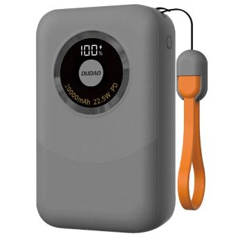 Dudao K21 Mini 10000mAh 22.5W USB-A/USB-C sivá