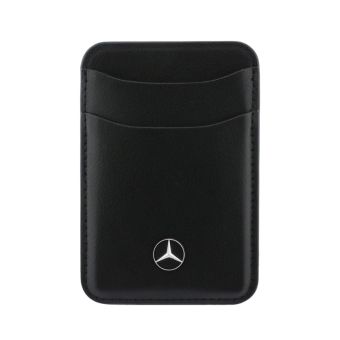 Mercedes PU Leather MagSafe Card Holder penaženka MECSMPUDCSK čierna
