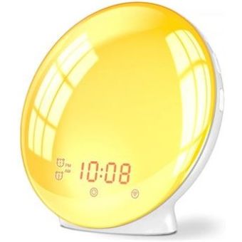iQtech SmartLife Wi-Fi, budík so simuláciou východu slnka a FM Rádio
