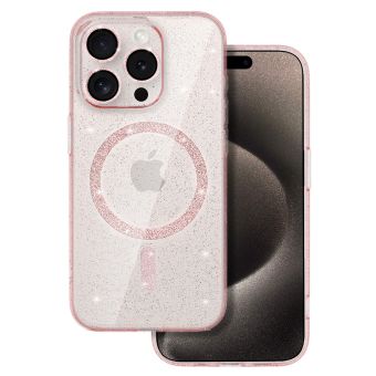 Obal Glitter MagSafe Apple iPhone 11 ružový