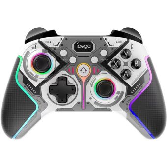 iPega 9666HH Bluetooth RGB Gamepad pre Android/iOS/PS3/PS4/PC/N-Switch sivý
