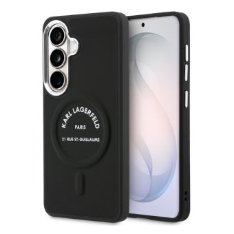 Obal Karl Lagerfeld PU RSG Logo Magnetic Samsung Galaxy S26+ 5G S947 KLHMS26MPSKRSGEK čierny