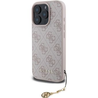 Obal Guess 4G Charm Apple iPhone 16 Pro GUHCP16LGF4GCP ružový
