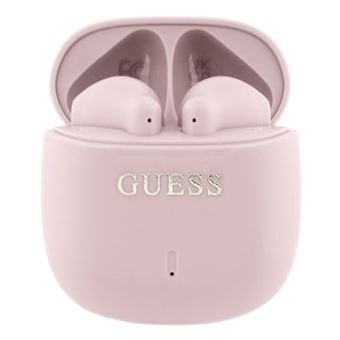 Guess Printed Classic Logo TWS Wireless Earphones GUTWSJ14ESGP Pink