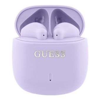 Guess Printed Classic Logo TWS Wireless Earphones GUTWSJ14ESGU Purple
