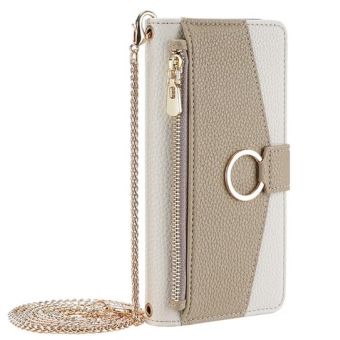 Obal Texture Wallet Mirror Book Xiaomi Redmi A7 Pro béžový