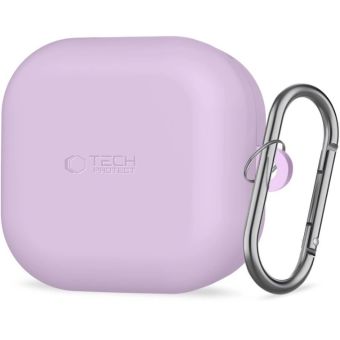 Obal Tech-Protect Silicone Hook Samsung Galaxy Buds 4/4 Pro fialový
