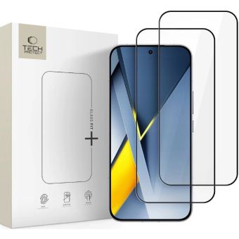Ochranné sklo Tech-Protect Glass Fit+ POCO F8 Ultra čierne (2ks)