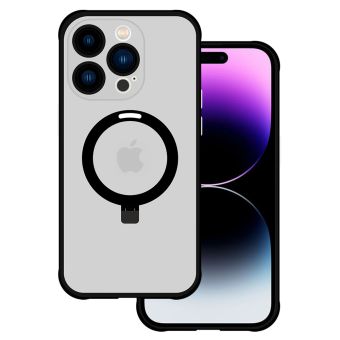 Obal Tel Protect Kickstand MagSafe Apple iPhone 15 Plus čierny