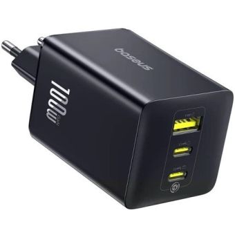 Baseus EnerFill FE11 Fast USB-A/2xUSB-C 100W čierna