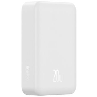 Baseus EnerFill FM41 Ultra Mini MagSafe 20W 20000mAh biela