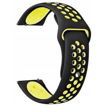 Remienok Beline Watch Strap 22mm Sport Silicone čierno-žltý