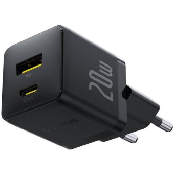 Baseus Palm Fast USB-A/USB-C 20W čierna