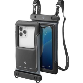 Obal Spigen A611P, univerzálny/vodeodolný, čierny (2ks)