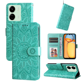 Obal MEZZO Book Motorola Moto G05/E15 mandala zelený