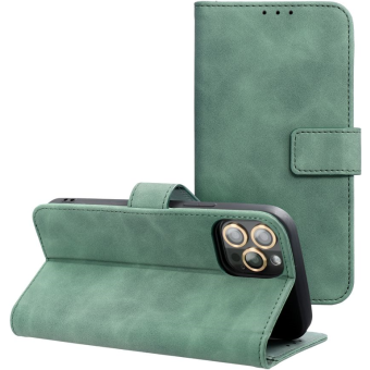 Obal TENDER Book Case Xiaomi Redmi Note 14 5G green