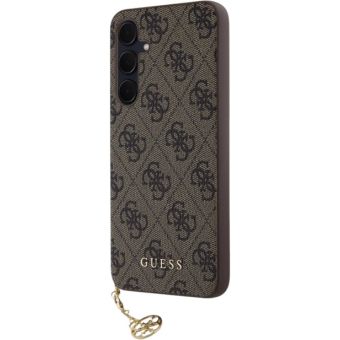 Obal Guess 4G Charm Samsung Galaxy A55 5G A556 GUHCSA55GF4GBR Brown