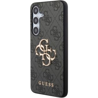 Obal Guess PU 4G Metal Logo Samsung Galaxy S24+ 5G S926 GUHCS24M4GMGGR Grey