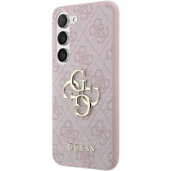 Obal Guess PU 4G Metal Logo Samsung Galaxy A35 5G A356 GUHCSA354GMGPI Pink