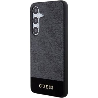 Obal Guess PU 4G Stripe Samsung Galaxy S24+ 5G S926 GUHCS24MG4GLGR Grey