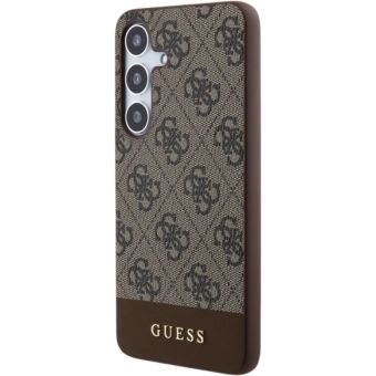 Obal Guess PU 4G Stripe Samsung Galaxy S24+ 5G S926 GUHCS24MG4GLBRBrown