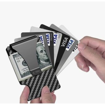 Tech-Protect Thorn RFID Carbon Wallet čierna