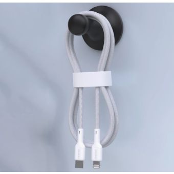 Dudao L9X 30W USB-C/Lightning 2m biely