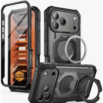 Obal Supcase Grip Pro Mag MagSafe Apple iPhone 18 Pro/17 Pro čierny