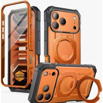 Obal Supcase Grip Pro Mag MagSafe Apple iPhone 18 Pro Max/17 Pro Max oranžový