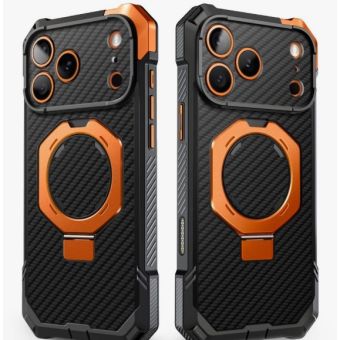 Obal Supcase UB Grip Mag MagSafe Aramid Apple iPhone 18 Pro Max/17 Pro Max čierno-oranžový