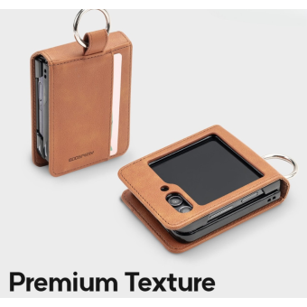 Obal Mercury Book Diary Samsung Galaxy Z Flip8 5G F776 hnedý (Bulk)
