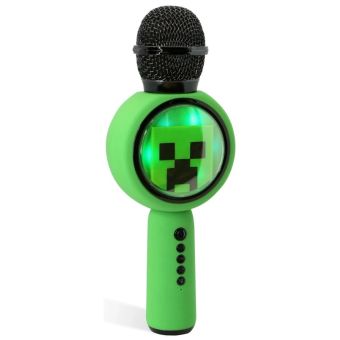 OTL Minecraft Creeperi Karaoke Mikrotfón/reproduktor LED