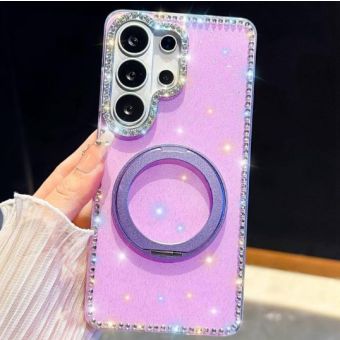 Obal Diamond IMD 360 Ring Holder  Diamond Strap Samsung Galaxy A57 5G A576 ružový