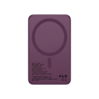 Forcell F-Energy Slim F5K9 MagSafe QC4.0 PD3.0 15W 5000 mAh fialová
